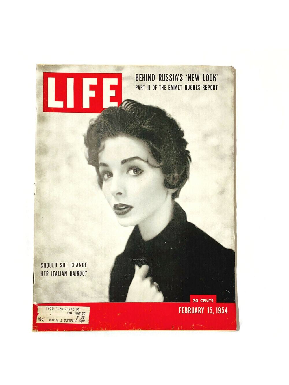 LIFE Magazine February 15 1954 Zita Gahan Italian Hairstyles Cover